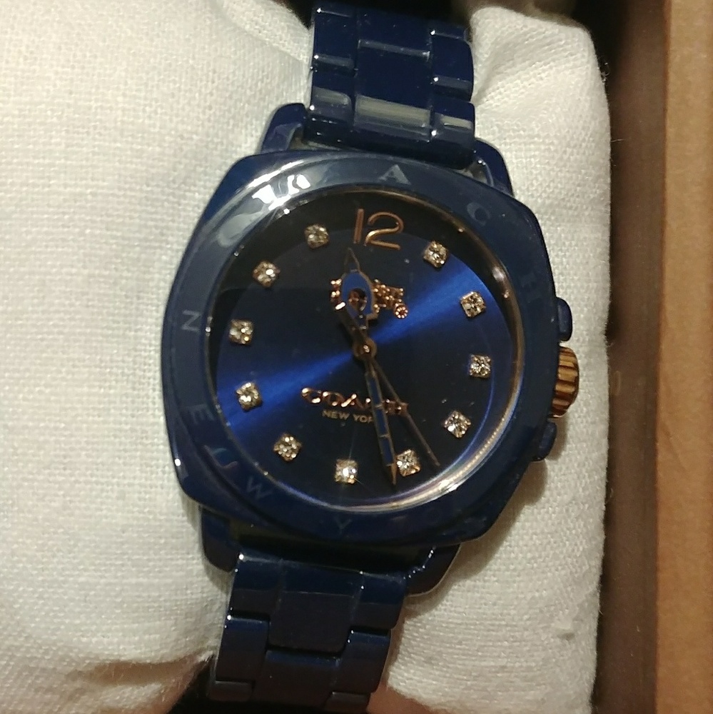 Navy blue coach watch!